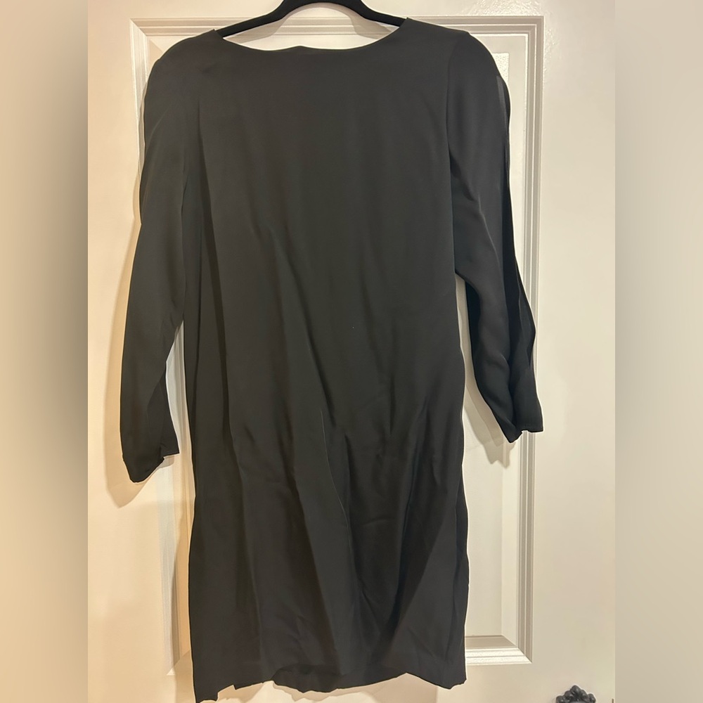 Theory Black Long-Sleeve Women's Dress